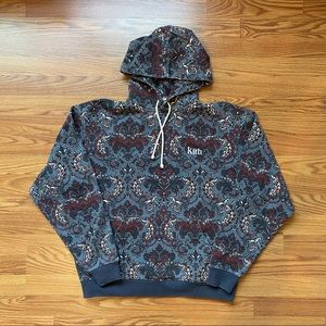 KITH Printed Fleece Williams III Hoodie Si…